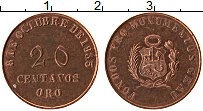 Продать Монеты Перу 20 сентаво 1935 Медь