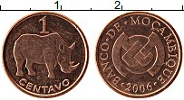 Продать Монеты Мозамбик 1 сентаво 2006 сталь с медным покрытием