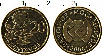 Продать Монеты Мозамбик 20 сентаво 2006 сталь покрытая латунью