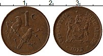 Продать Монеты ЮАР 1 цент 1977 Медь