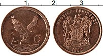 Продать Монеты ЮАР 2 цента 1998 Бронза