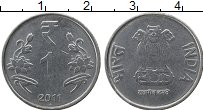 Продать Монеты Индия 1 рупия 2011 Медно-никель