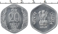 Продать Монеты Индия 20 пайс 1987 Алюминий
