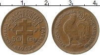 Продать Монеты Мадагаскар 50 сентим 1943 Бронза