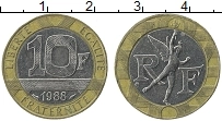Продать Монеты Франция 10 франков 1988 Биметалл