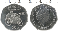 Продать Монеты Остров Мэн 50 пенсов 2010 Медно-никель