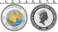 Продать Монеты Острова Питкэрн 2 доллара 2008 Серебро