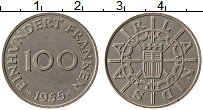 Продать Монеты Саар 100 франков 1955 Медно-никель
