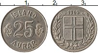 Продать Монеты Исландия 25 аурар 1965 Медно-никель