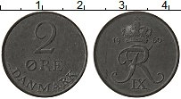 Продать Монеты Дания 2 эре 1960 Цинк