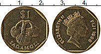 Продать Монеты Фиджи 1 доллар 1998 Латунь