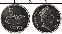 Продать Монеты Фиджи 5 центов 1997 Сталь покрытая никелем
