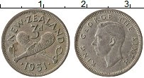 Продать Монеты Новая Зеландия 3 пенса 1951 Медно-никель