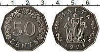 Продать Монеты Мальта 50 центов 1972 Медно-никель