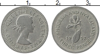 Продать Монеты Родезия 3 пенса 1957 Медно-никель