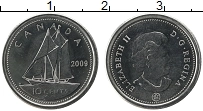 Продать Монеты Канада 10 центов 2006 Сталь покрытая никелем