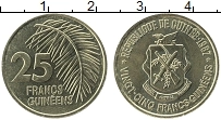 Продать Монеты Гвинея 25 франков 1987 Латунь