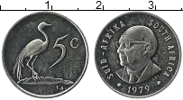 Продать Монеты ЮАР 5 центов 1979 Медно-никель