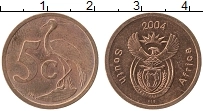 Продать Монеты ЮАР 5 центов 2004 Бронза