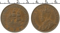 Продать Монеты ЮАР 1 пенни 1936 Бронза