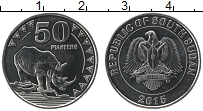 Продать Монеты Южный Судан 50 пиастров 2015 Медно-никель