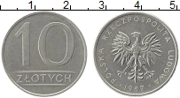 Продать Монеты Польша 10 злотых 1987 Медно-никель