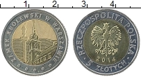 Продать Монеты Польша 5 злотых 2014 Биметалл