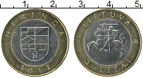 Продать Монеты Литва 2 лит 2012 Биметалл