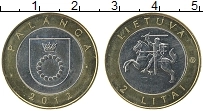 Продать Монеты Литва 2 лит 2012 Биметалл