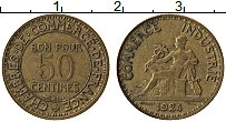 Продать Монеты Франция 50 сантим 1924 Медь
