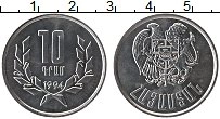Продать Монеты Армения 10 драм 1994 Алюминий