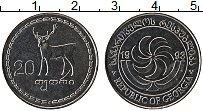 Продать Монеты Грузия 20 тетри 1993 Медно-никель