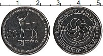 Продать Монеты Грузия 20 тетри 1993 Медно-никель
