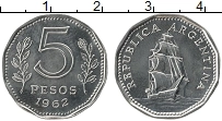 Продать Монеты Аргентина 5 песо 1962 Медно-никель