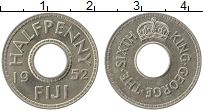 Продать Монеты Фиджи 1/2 пенни 1952 Медно-никель