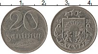 Продать Монеты Латвия 20 сантим 1922 Никель