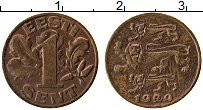 Продать Монеты Эстония 1 сенти 1929 Бронза
