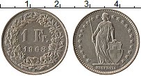 Продать Монеты Швейцария 1 франк 1969 Медно-никель