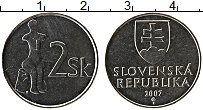 Продать Монеты Словакия 2 кроны 1995 Медно-никель