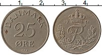 Продать Монеты Дания 25 эре 1951 Медно-никель