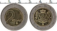 Продать Монеты Грузия 2 лари 2006 Биметалл
