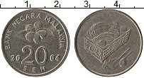 Продать Монеты Малайзия 20,сен 2006 Медно-никель