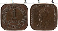 Продать Монеты Малайя 1 цент 1920 Медь