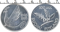 Продать Монеты Финляндия 100 марок 1995 Серебро