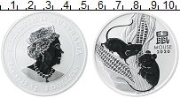 Продать Монеты Австралия 2 доллара 2020 Серебро