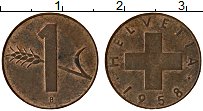 Продать Монеты Швейцария 1 рапп 1980 Бронза
