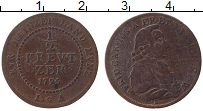 Продать Монеты Майнц 1/2 крейцера 1795 Медь