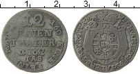 Продать Монеты Падерборн 1/12 талера 1766 Серебро