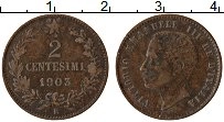 Продать Монеты Италия 2 чентезимо 1897 Медь