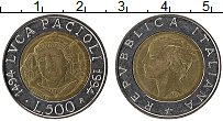 Продать Монеты Италия 500 лир 1994 Биметалл